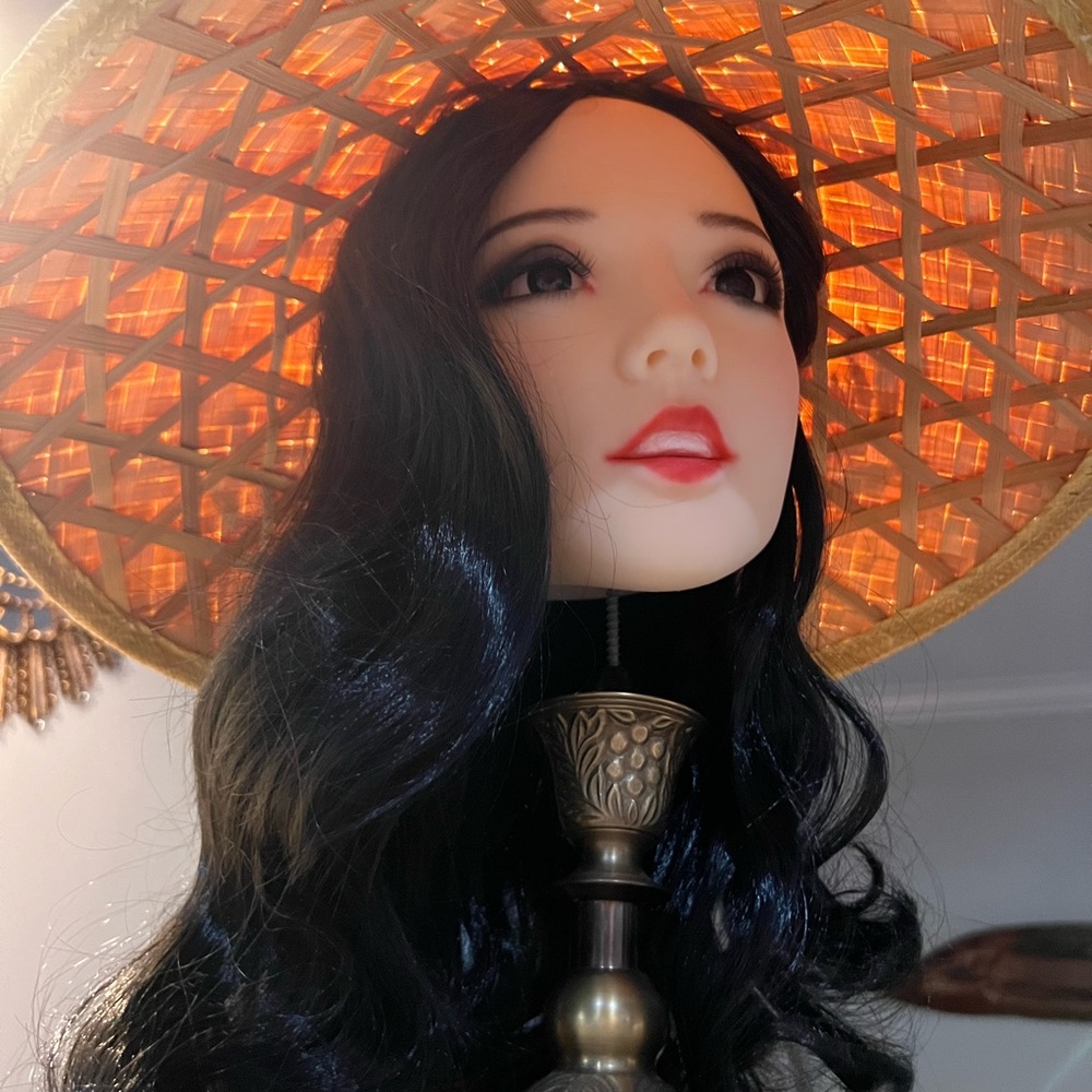 Unique Vintage Bamboo or Rattan or Straw Rain-Sun Hat